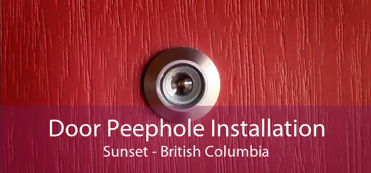 Door Peephole Installation Sunset - British Columbia
